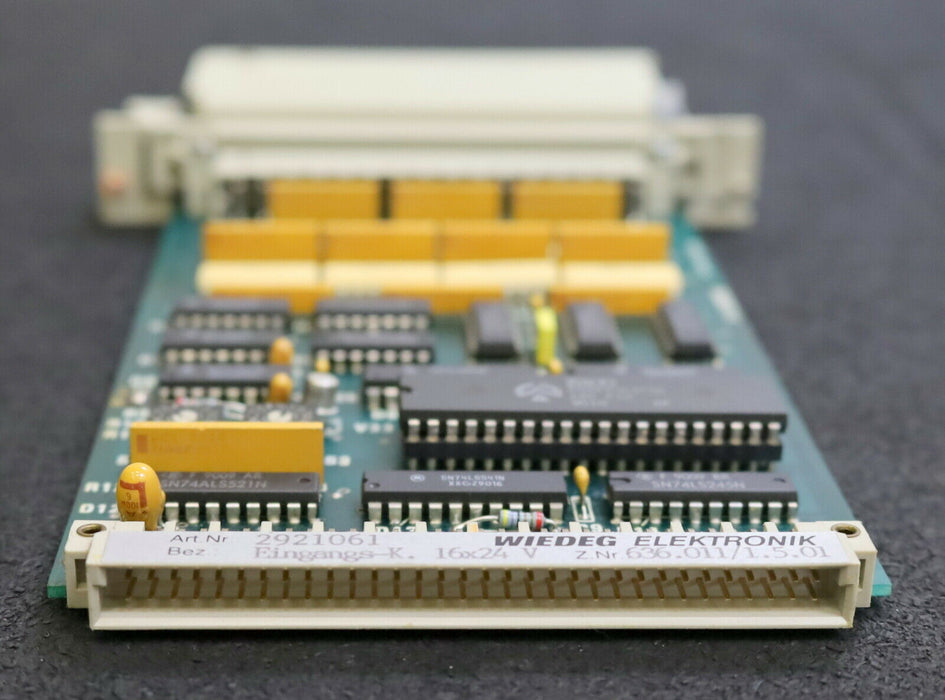 WIEDEG / KLINGELNBERG Eingangskarte 16x24V Art.Nr. 2921061 Z.Nr. 636.011/1.5.01