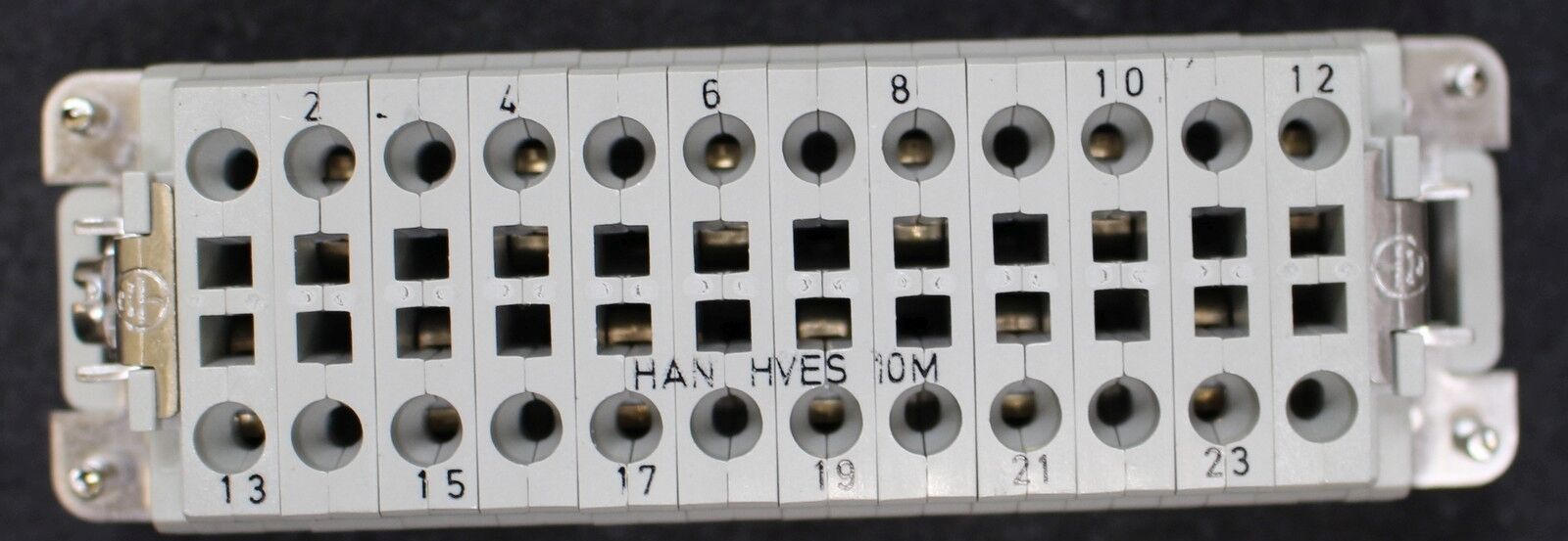 HARTING 3 Stück Buchseneinsatz HAN 10 HVES M 09340102616 00 Kontakteinsatz