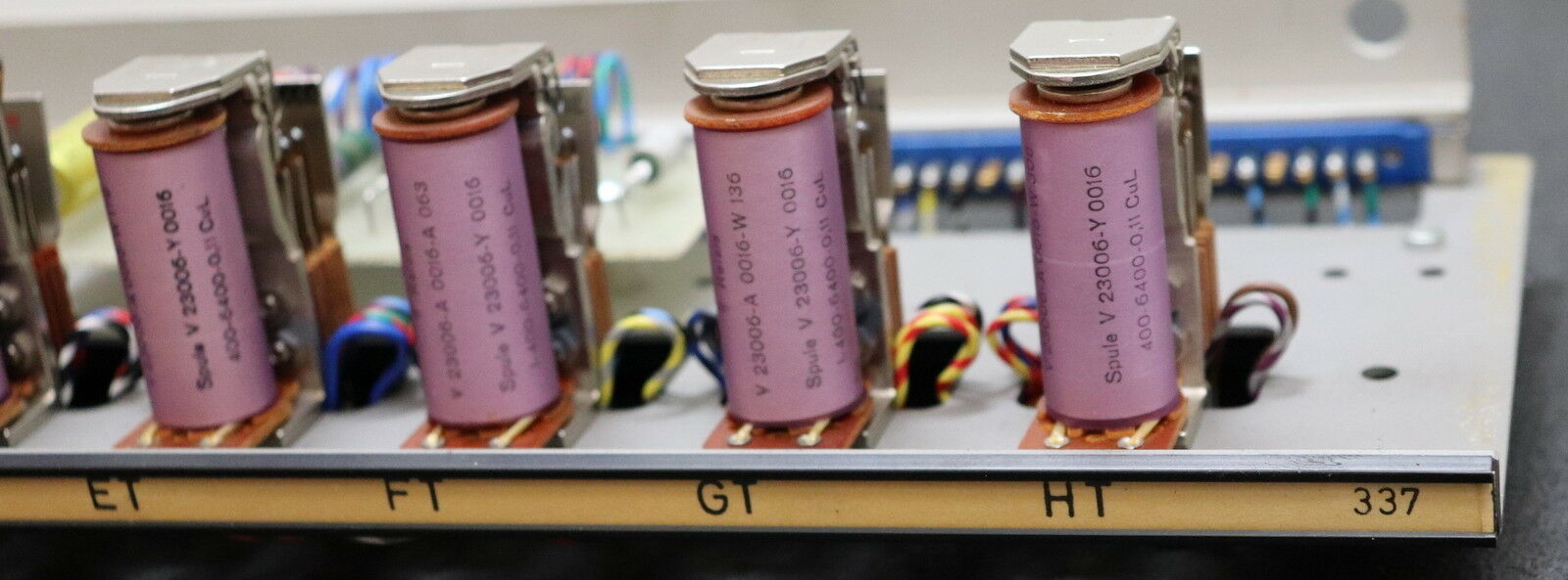 S.I.P. SCHÜTTE Einschub Karte 337 für Lehrenbohrwerk mit Platine 460475 wurde au