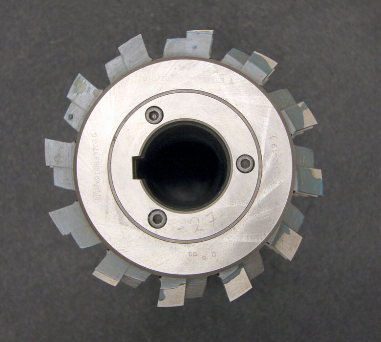 PWS Stollenwälzfräser involute spine hob m= 10mm BP III nach DIN3972 20° EGW Ab