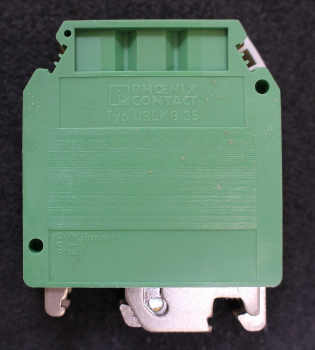 PHOENIX CONTACT 37 Stück Schutzleiter Reihen-Klemme USLKG 35 Gelb-Grün 35mm²