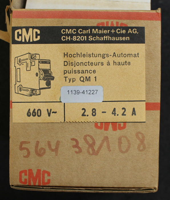 ABB BBC 2 Stück - Hochleistungssicherungsautomat S501-K 4,2 2,8-4,2 380/660VAC