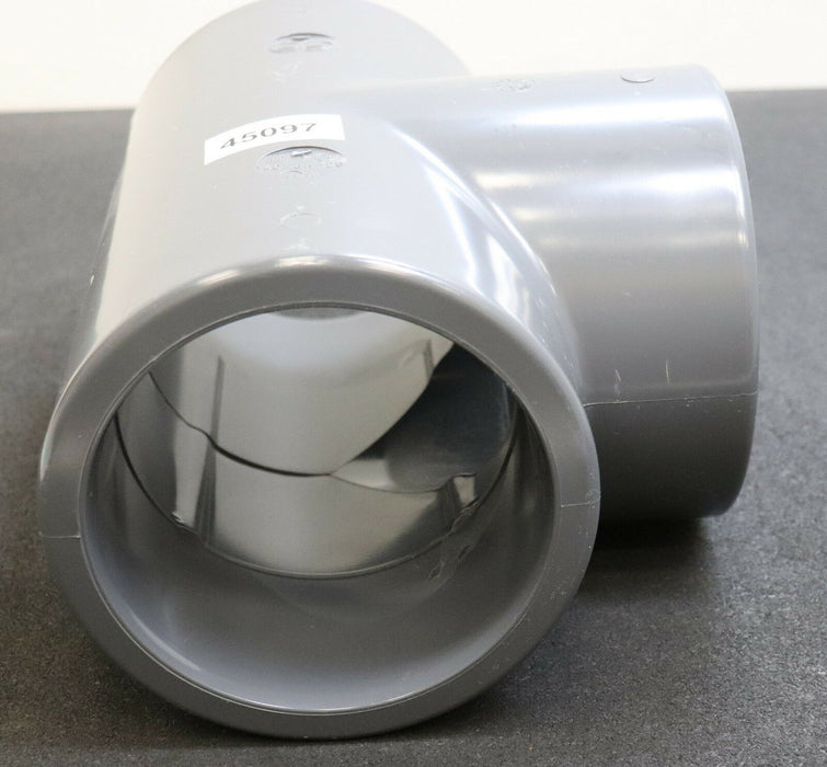 AKATHERM FIP PVC T-Stück T 90° egal metrisch d140 DN125 / PN16 für Rohr-Ø 140mm