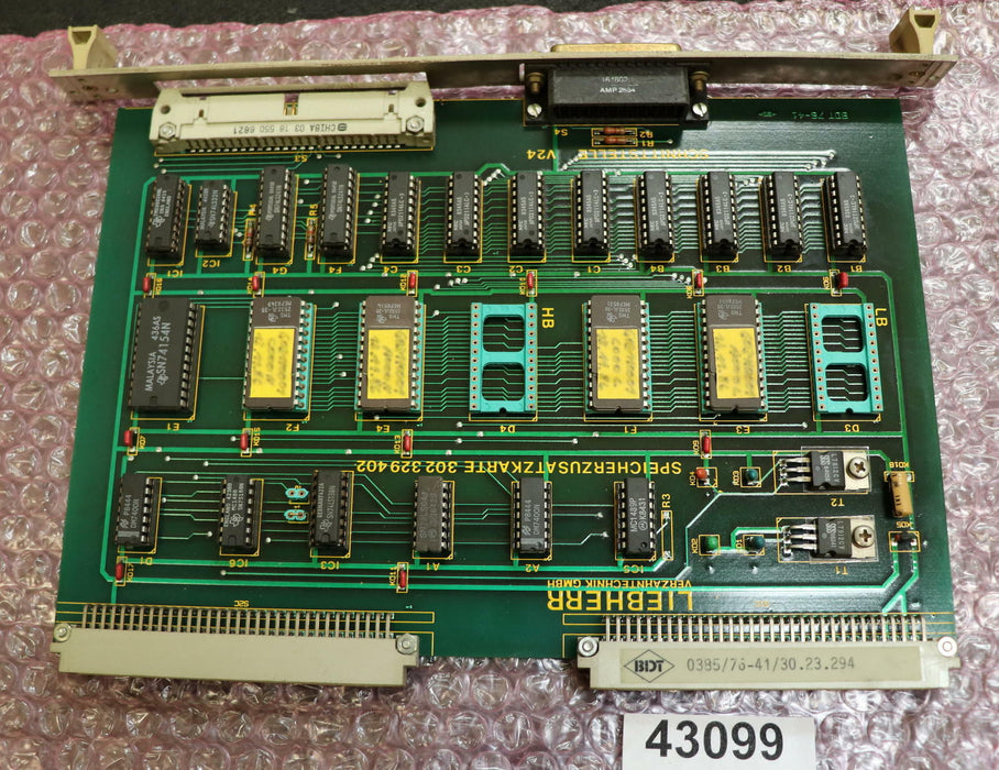 LIEBHERR BDT Speicherzusatzkarte 302329402 35FB90 Bestückung gemäß Bildern