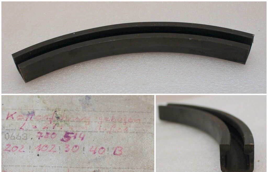 LIEBHERR Kettenführung -gebogen- L=274 aussen f. Liebherr L200 f. Kette 5/8x3/8"