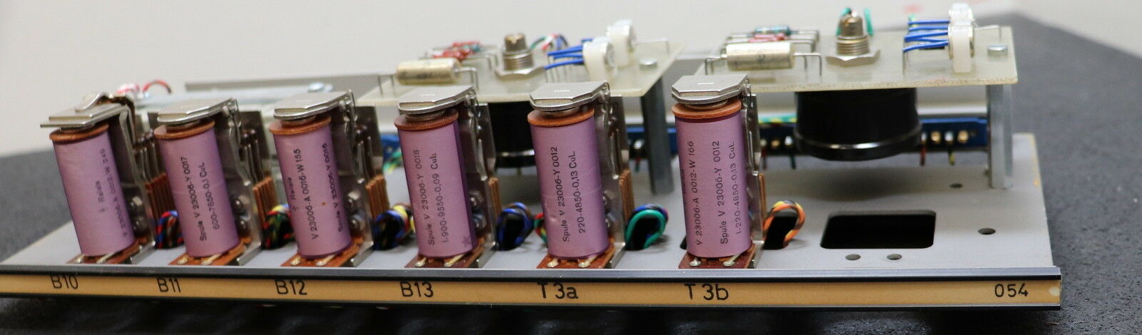 S.I.P. SCHÜTTE Einschub Karte 054 für Lehrenbohrwerk mit 2x Platine 460208a wurd