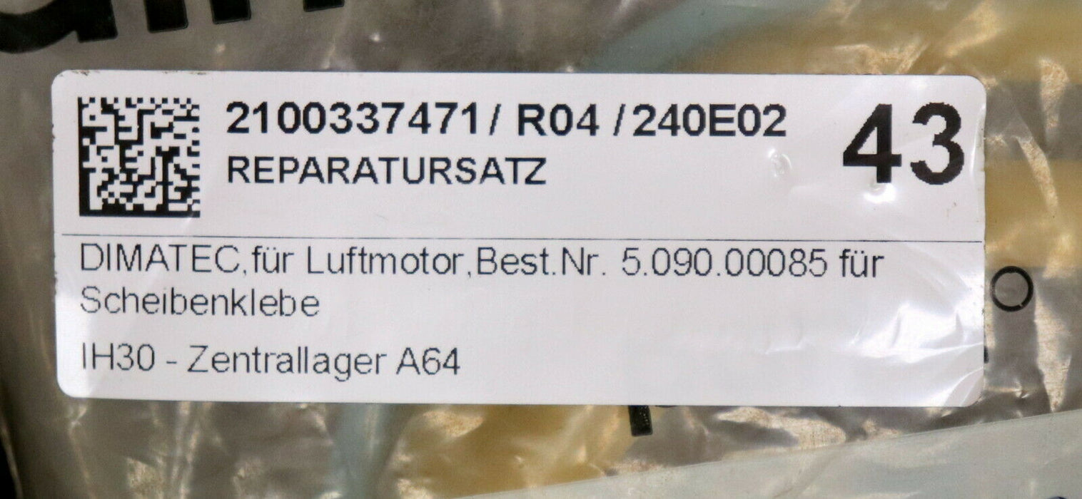 DIMATEC Reparatur-Kit 5 090 00085 für Luftmotor Komplet tesnil PC 100
