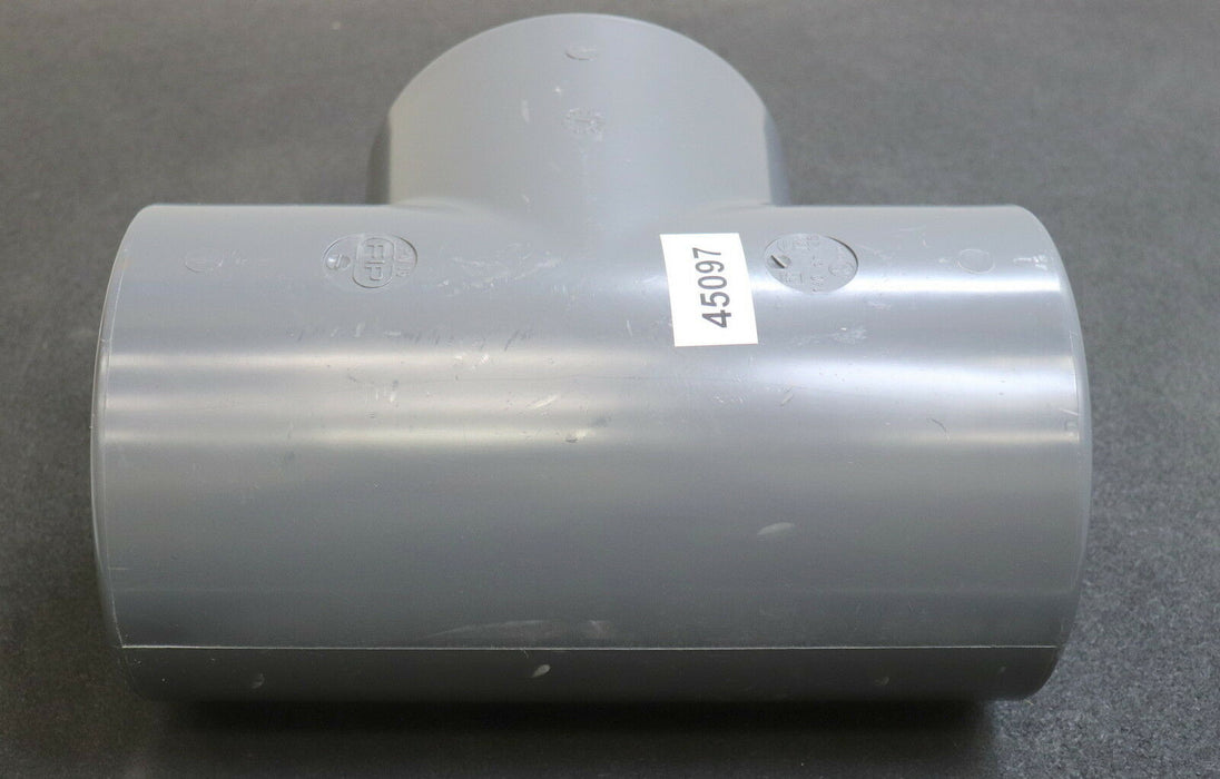 AKATHERM FIP PVC T-Stück T 90° egal metrisch d140 DN125 / PN16 für Rohr-Ø 140mm