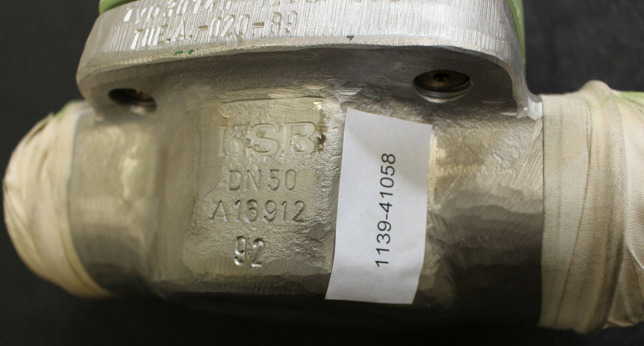 KSB 1 Membranventil Absperrventil Typ 3014H DN50 Nennweite DN50 12bar 100°C