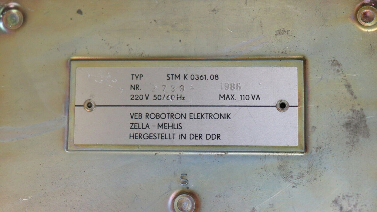 ROBOTRON Netzteil STM K 0361.08 12V / 4,2A gebraucht