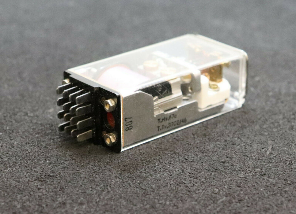 SIEMENS Kleinpolrelais T.rls 67u T.Bv.3702/46 P1-Kappe 8R12 3000/46 ohne Zapfen