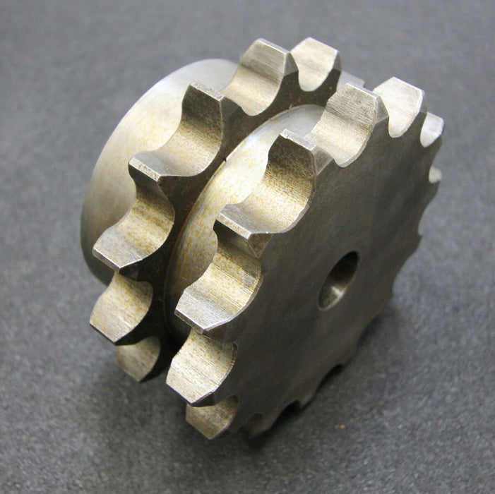 HENKENJOHANN Zweifach-Kettenradscheibe einseitige Nabe Teilung 1"x17,02mm Z= 14