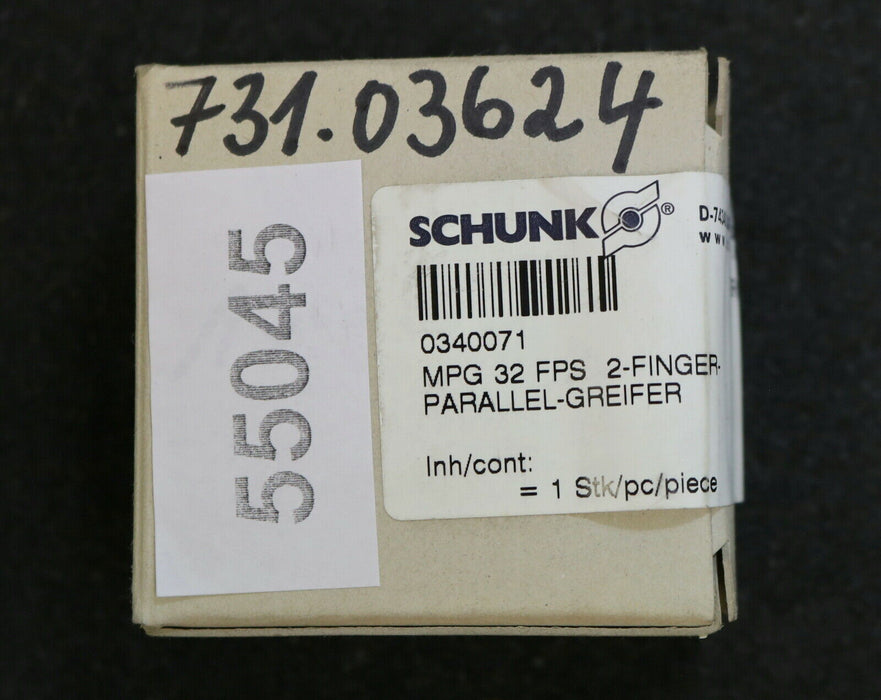 SCHUNK 2-Finger-Parallel-Greifer MPG 32 FPS ID 0340071 unbenutzt in OVP