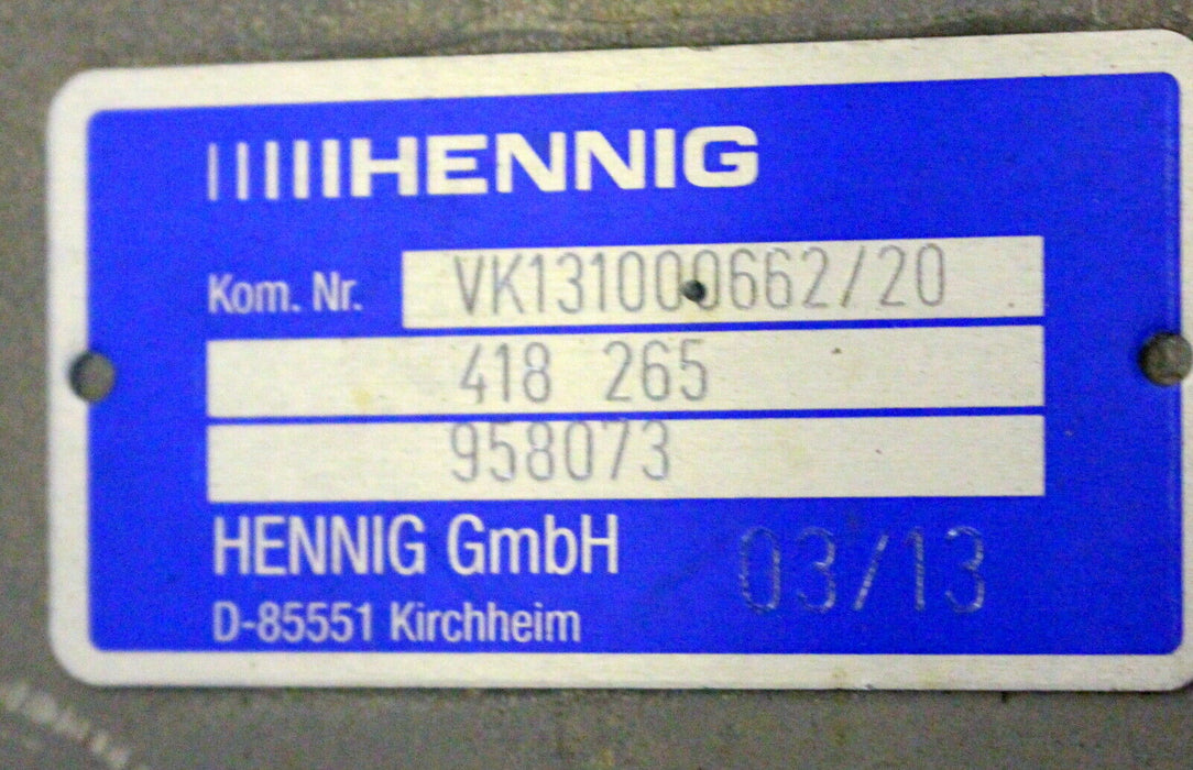 GROB / HENNIG Stahlabdeckung 418 265 für GROB-Maschine GROB-Nr. 300653389/40