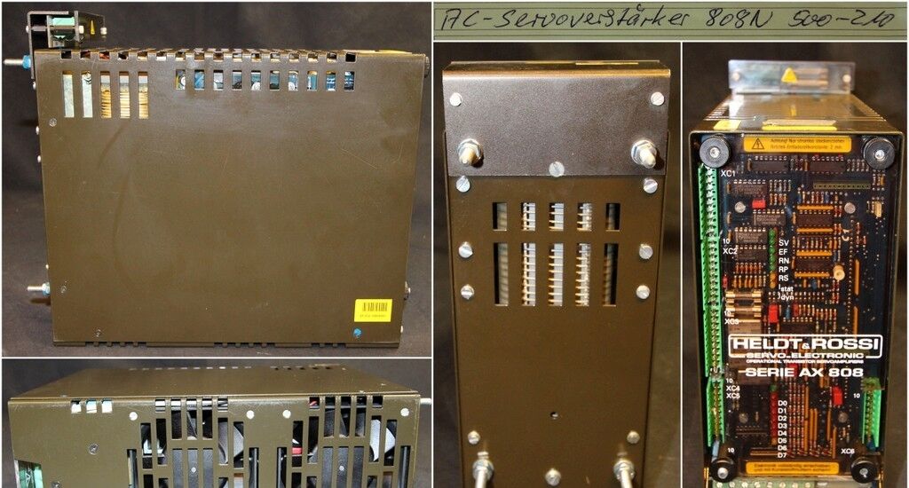HELDT+ROSSI AC-Servoverstärker 808N 5000 - 210 Art.Nr. V8A8210