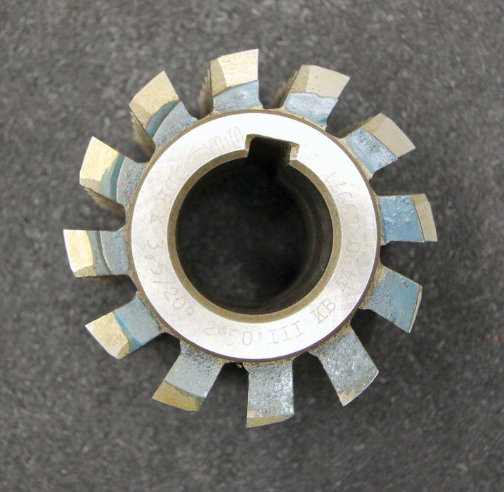 PWS Vollstahlwälzfräser gear hob m= 3,5mm BP III nach DIN3972 20° EGW 1gg. R.
