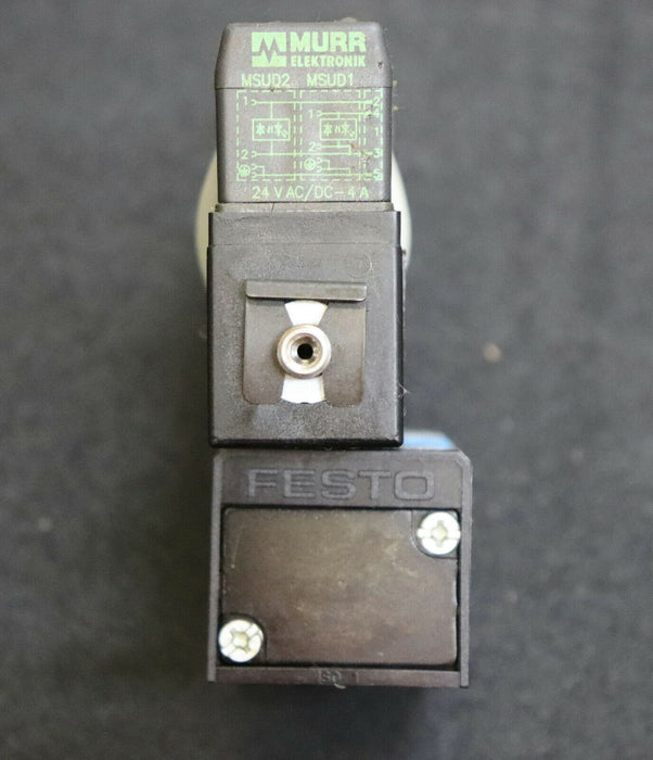 FESTO MURR Magnetventil + MSUD Doppelventilstecker JMN1H-5/2-D-1 C Art. 159690