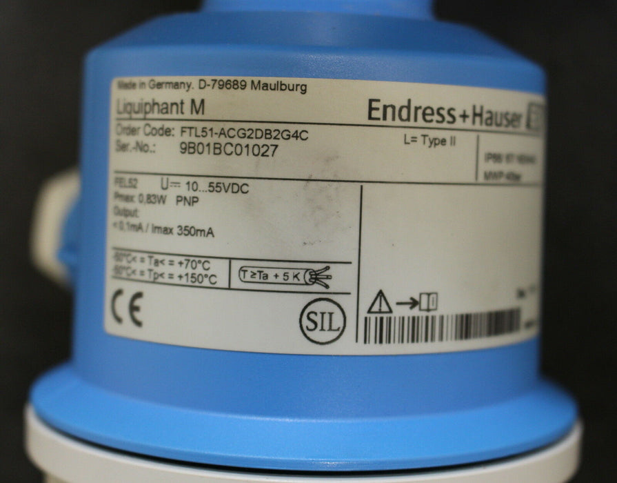 ENDRESS+HAUSER Grenzstanddetektor LIQUIPHANT M FTL51-ACG2DB2G4C FEL52 3-Leiter