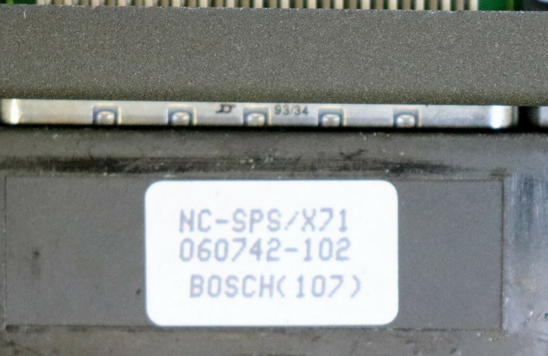 BOSCH Zentraleinheit AG/NC3-S Mat.Nr. 1070071204-103 mit Stecker NC-SPS/X71