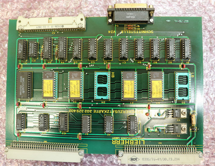 LIEBHERR BDT Speicherzusatzkarte 302329402 35FB90 Bestückung gemäß Bildern