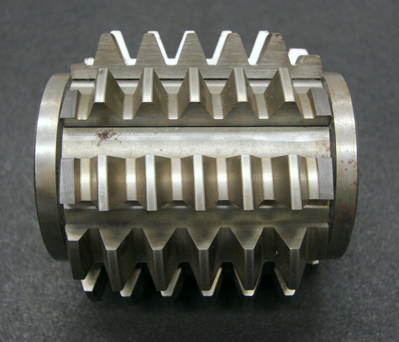 FETTE Stollenwälzfräser involute spline hob m= 5,5mm BP II nach DIN3972 20° EGW