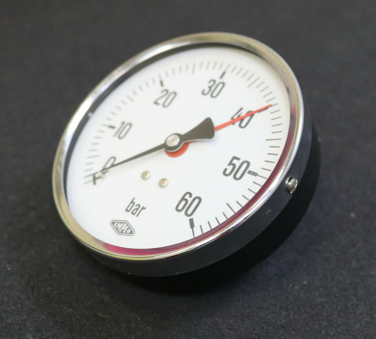 EMPEO Manometer pressure gauge 0-60bar senkrecht Anschlussgewinde G1/4“