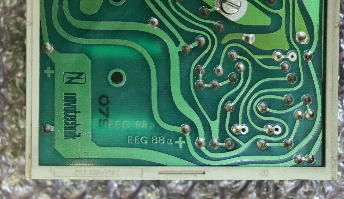 NOVOTECHNIK Modul-Karte EEG 88 a 11 Pin-Anschluss Gewicht 350g gebraucht