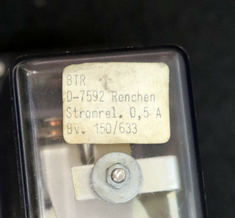 GRUNER Relais Rel. 26 GK 0,5A 0,5-4 Lag. 1,0 Cul. BIR Bv. 150/663 - gebraucht