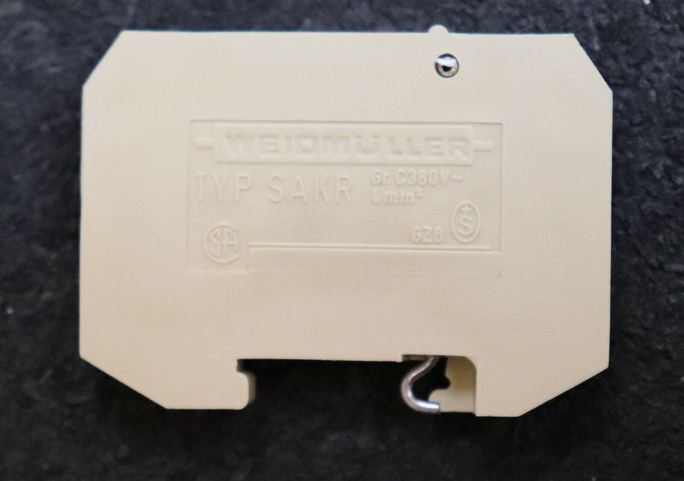WEIDMÜLLER 100 Stück Terminal Block SAKR 15 STB 041286 Größe C 4mm² 300V 10A