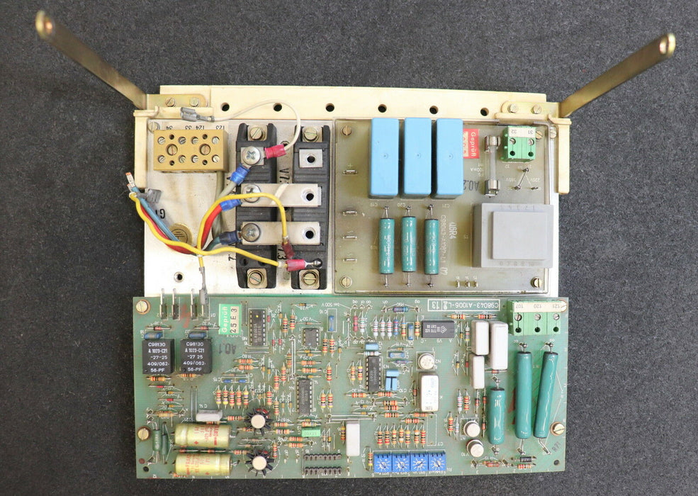 SIEMENS SINUMERIK Feldversorgungseinheit 6RA8261-3B Eingang 380V 12A 50/60Hz