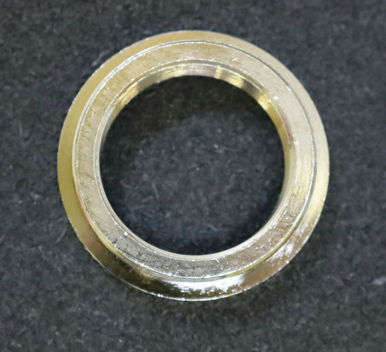 SCHLEMMER 30 Stück Reduktion gerändelt M50/M40 Messing vernickelt - unbenutzt