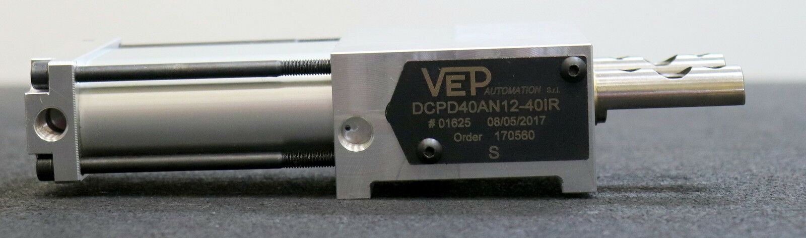 VEP AUTOMATION Stiftziehzylinder DCPD40AN12-40IR No. 01625 Anschraubbereich 55mm