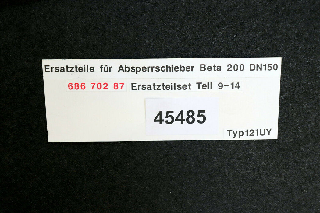 KSB Ersatzteil-Set für Absperrschieber BETA 200 DN150 Dichtungs-Kit Ersatzteile