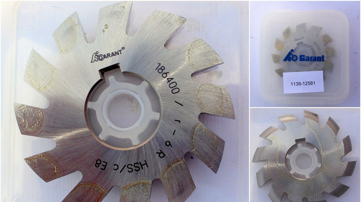 Viertelrund-Profilfräser DIN 6513 rechtsschneidend R 6 H11 Ø80js16x12xØ27H7