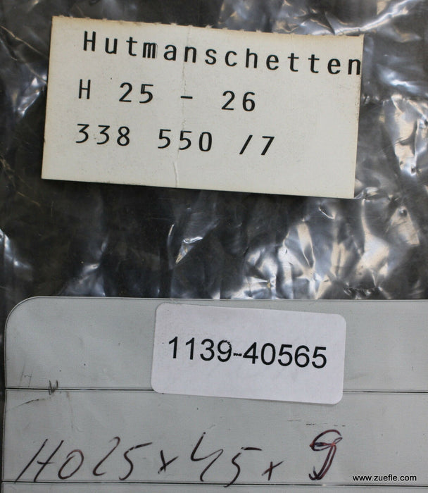 CFW 2 Stück Hutmanschette H25-26 25-45-6-2 mit Feder