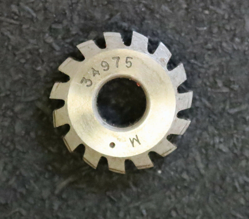 MIKRON Wälzfräser No. 34975 - Ø23x7xØ8mm 1gg. Rechts 15 Spanuten