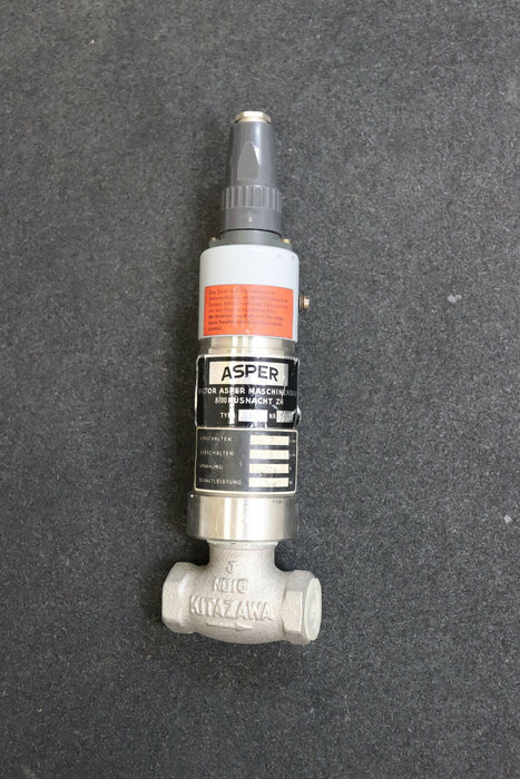 ASPER Durchflusswächter V15K 220V 100VA Eingang 7,l/min Ausgang 0-6,0l/min