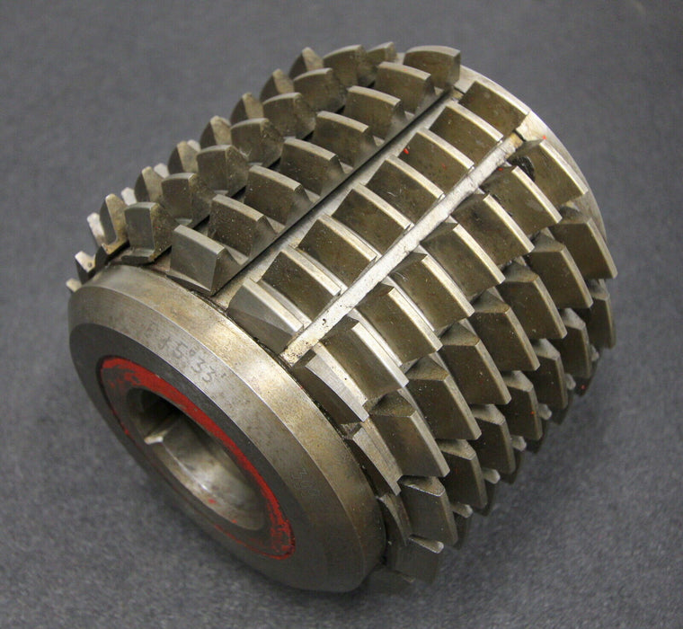 SAAZOR Stollenwälzfräser involute spline hob m= 4,5mm 19°45´ EGW Ø150x140xØ50mm