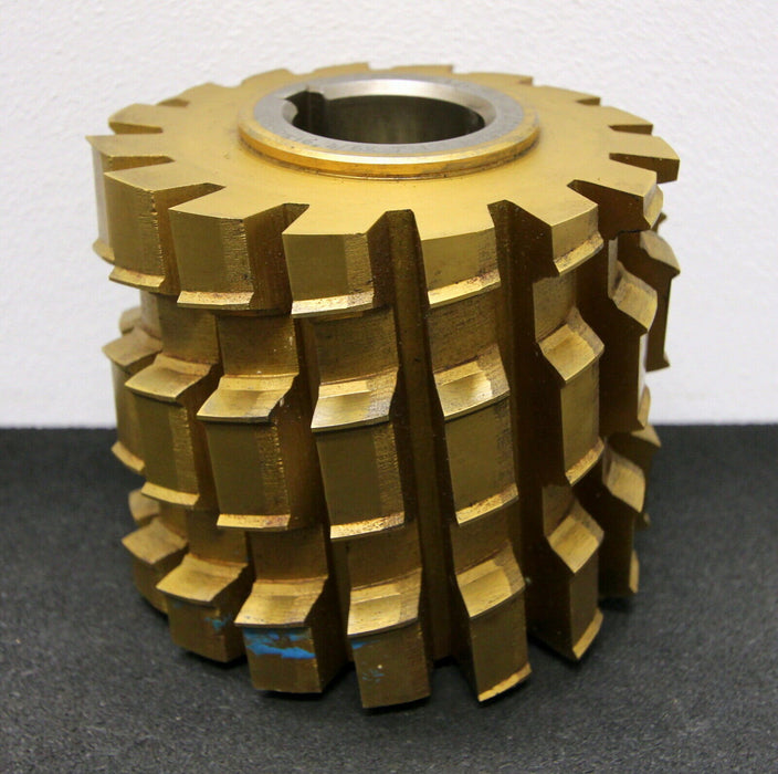 PWS Keilwellenwälzfräser spline hob 6 Keile 78,4x90x16,4 mit Höcker 1gg. Re LKN