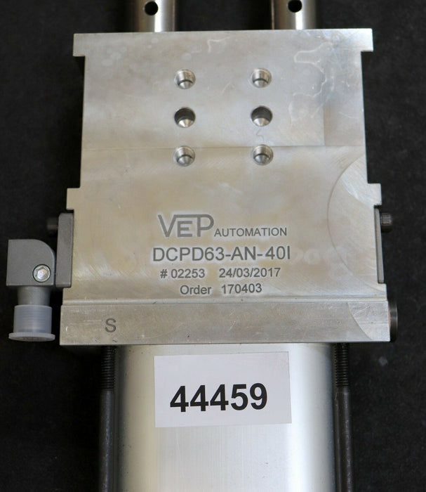 VEP AUTOMATION Stiftziehzylinder DCPD63AN-40I No. 02253 Anschraubbereich 55mm
