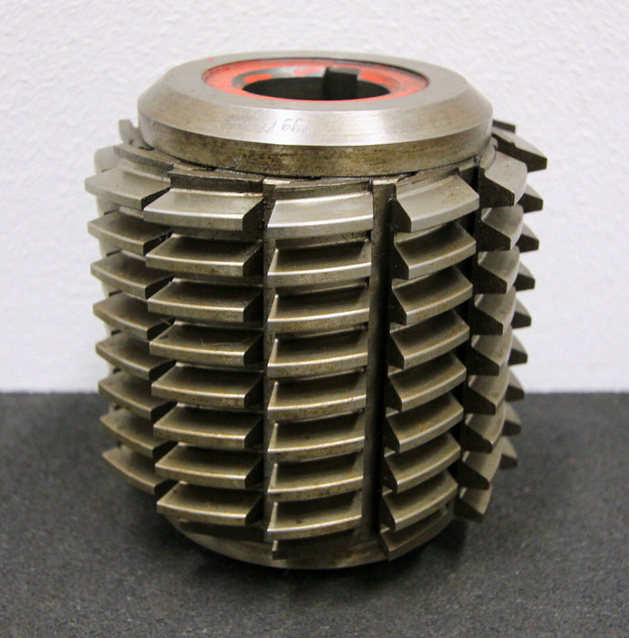 SAAZOR Stollenwälzfräser involute spline hob Fertigfräser m= 3mm 16° EGW 1gg. Re