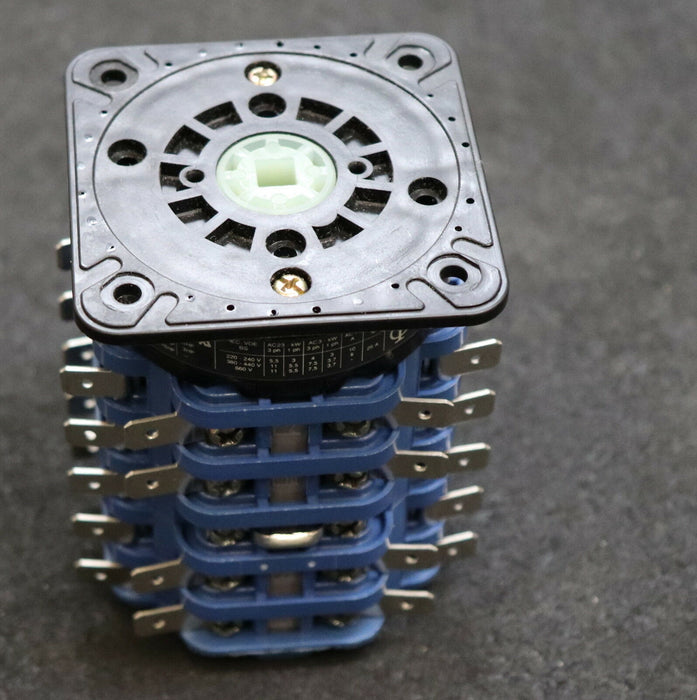 KRAUSS & NAIMER Drehschalter A14 C21923 E 12 polig mit Gold-Kontakten unbenutzt