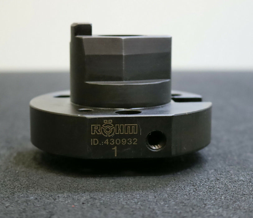 RÖHM Aufnahme ID 430932 AußenØ 118mm AdapterØ 66mm Gesamthöhe 87mm unbenutzt
