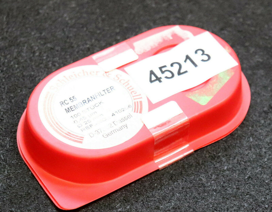 SCHLEICHER & SCHUELL 100 Stück Membranfilter RC55 0,45µm D: 25mm - No. 410206