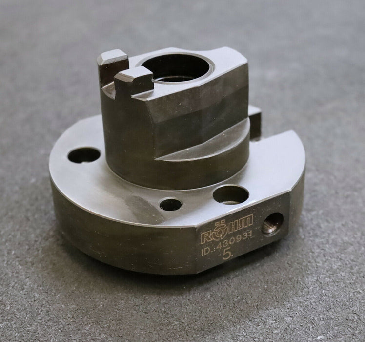 RÖHM Aufnahme ID 430931 AußenØ 118mm AdapterØ 66mm Gesamthöhe 87mm unbenutzt