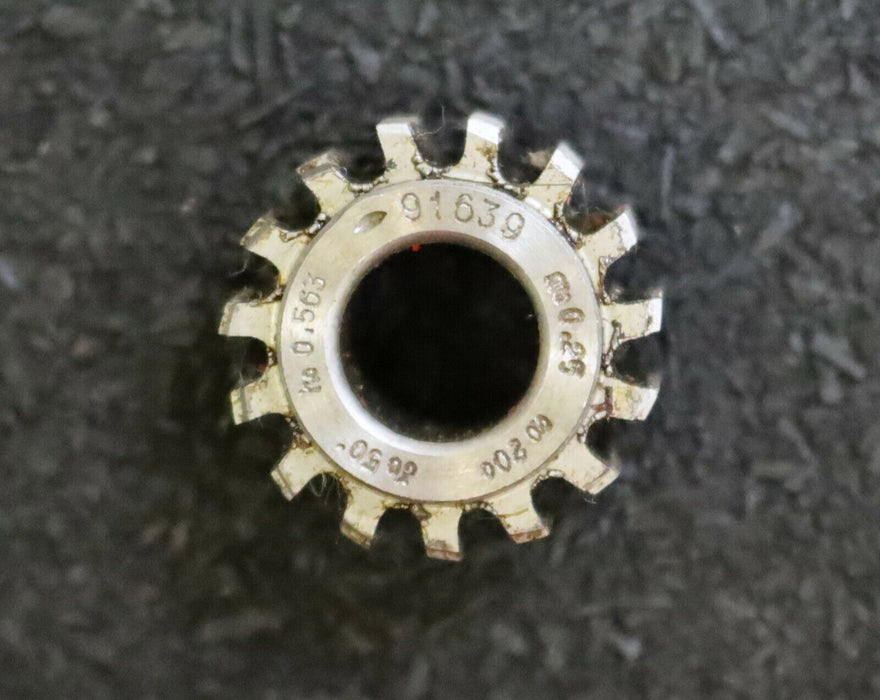 MIKRON Vollstahl-Wälzfräser No. 91639 m= 0,25 20°EGW ho= 0,563 - Ø18x10xØ8mm