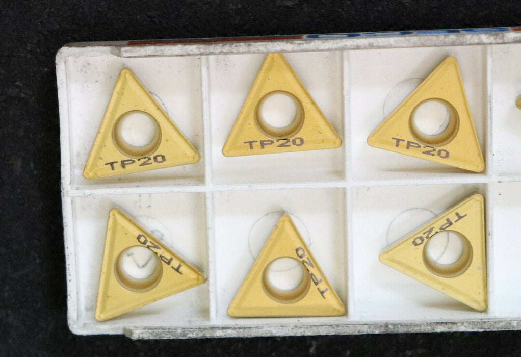 SECO 7 Stück Wendeplatten TCMT16T308-F2 TP20 QTY10