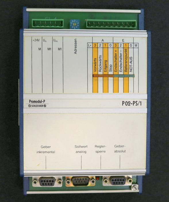 SCHLEICHER Control Module P02-PS/1 Nr. 29305410-595 076 gebraucht in OVP