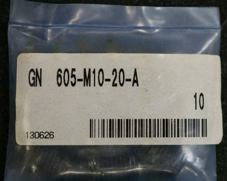 GANTER 10x Kugelspannschraube aus Stahl mit voller Kugel mit Innensechskant