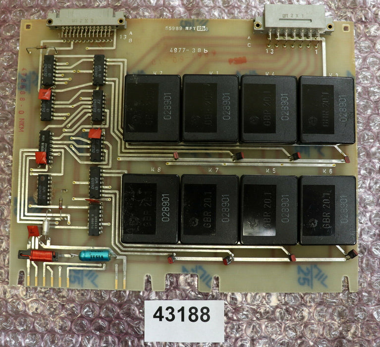 VEM NUMERIK RFT DDR Platine 55989 478888-0 NKM 4977-3 B gebraucht - ok